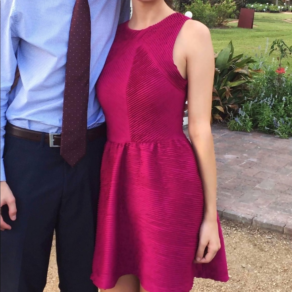 TOPSHOP Pink Sleeveless Mini Dress